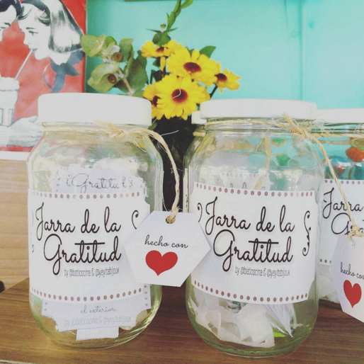 jarra de la gratitud
